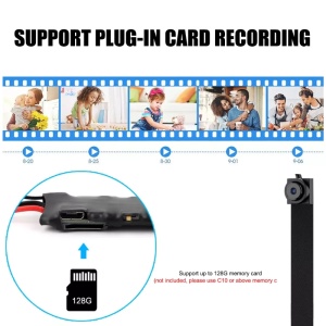 Modulare Spionagekamera iUni SpyCam IP40, Full HD 1080p, kabellos, P2P - Img 6