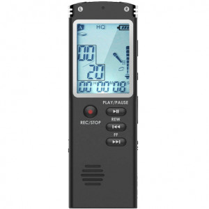 Professioneller Mini-Diktiergerät iUni SpyMic REP06, 8 GB interner Speicher, MP3-Player - Img 11