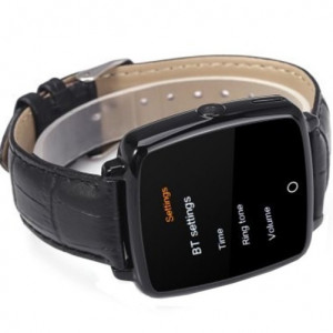 Smartwatch iUni U11C Plus, Telefon, Bluetooth, Kamera, 1,54 Zoll, Schwarz - Img 3