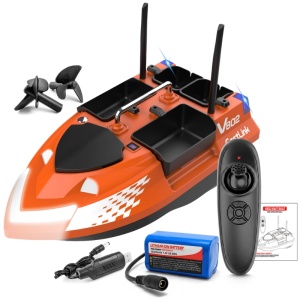Σκάφος για ψάρεμα iUni V802, 12000mAh, 4 δεξαμενές, 3kg, 500m, 15km/h, τηλεχειριστήριο 2,4GHz