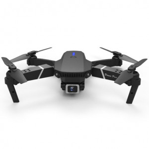 Дрон iUni E88 Pro, 4K, WiFi, 2 камери, сгъваеми ръце, предаване на живо по телефона, черен - Img 4
