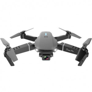 Дрон iUni E88 Pro, 4K, WiFi, 2 камери, сгъваеми ръце, предаване на живо по телефона, черен - Img 1