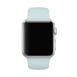 Каишка iUni за Apple Watch 1/2/3/4/5/6/7 44 мм Силикон Turquoise - Img 8