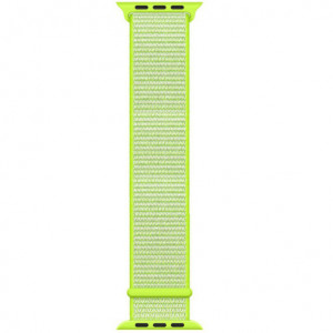 Каишка iUni Спортен Woven Strap за Apple Watch 1/2/3/4/5/6/7 40 мм Найлон Electric Зелен - Img 5