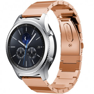 Каишка iUni Link Bracelet 22 мм за Gear S3 Стомана Rose Gold - Img 5