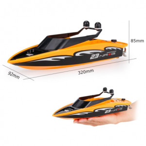 Лодка за дистанционно iUni RC Racing Boat Водоустойчив, 2.4Ghz Честота, Оранжев - Img 7