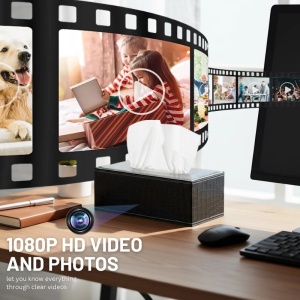Мини Камера iUni IP73, Поставка за Салфетки, Wi-Fi, Full HD, 32GB, Преглед на Живо на Телефона - Img 4