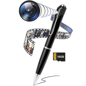 Мини камера iUni W9 Химикалка, Full HD, 16GB MicroSD Карта, Аудио-Видео Запис, Фотография