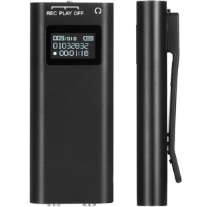 Мини професионален диктофон iUni SpyMic REP05, 8 GB вътрешна памет, MP3 Player - Img 4