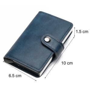 Портфейл iUni P2, RFID, слот за 6 карти, син - Img 9