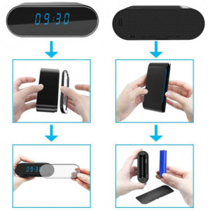 Шпионски часовник с WiFi камера iUni IP07, Full HD, 160°, нощно виждане, сензор за движение, P2P - Img 9