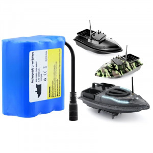 Accu voor een aasboot, 18000 mAh, iUni BT18, 7,4 V, Li-ion, oplaadbaar - Img 2