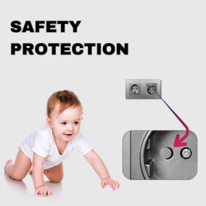 Dubbel stopcontact met beschermend glazen frame, 2 USB-A-poorten, iUni US2, 16 A, zilverkleurig - Img 7