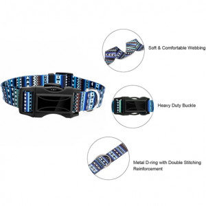 iUni F89 GPS проследяващ нашийник за кучета и домашни любимци, GPS+BDS+LBS+AGPS, син - Img 5