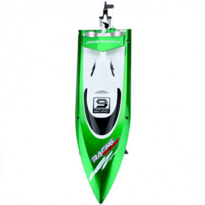 iUni FT009i Top Speed Racing Αναποδογυρισμένη βάρκα με τηλεχειριστήριο και 2 μπαταρίες, πράσινη - Img 2