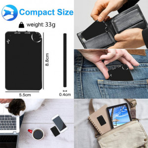 iUni K2 Мини шпионски диктофон, 32GB, 200 часа, гласово активиране, MP3 плейър - Img 7