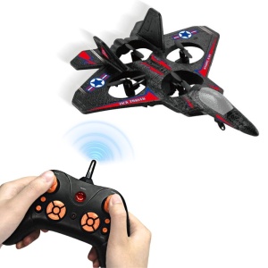 iUni LC222-A Op afstand bestuurbare vliegtuig, Thunder Jet X, 360°-acrobatiek, gyroscoop, schokbestendig, led-verlichting - Img 2