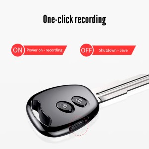 iUni M1 Мини шпионски ключ за кола, 8GB, гласово активиране, MP3 плейър - Img 5
