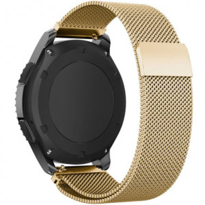 iUni Milanese Loop-Armband, 22 mm, für Gear S3, Edelstahl, goldfarben - Img 2