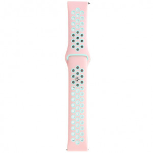 iUni Sport-bandje 22 mm voor Gear S3, siliconen, roze/blauw - Img 5