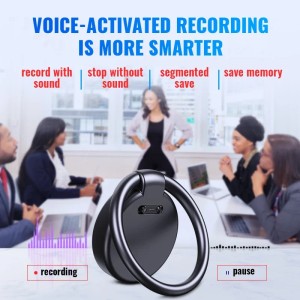 iUni V14 Spy Keyring Voice Recorder, 32GB, voice activation, MP3 player - Img 7