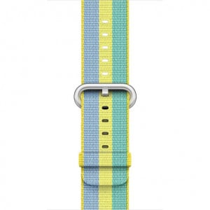 iUni Woven Nylon Strap for Apple Watch 1/2/3/4/5/6/7 44 mm Yellow - Img 3