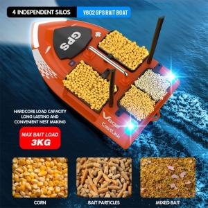 Σκάφος Plantat, Nadit και Momit iUni iUni V802 PRO, GPS, 5200mAh, 4 δεξαμενές, 3kg, 500m, 15km/h, Τηλεχειριστήριο 2,4GHz - Img 4