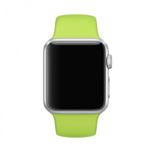 Каишка iUni за Apple Watch 1/2/3/4/5/6/7 38 мм Еластомер Зелен - Img 4