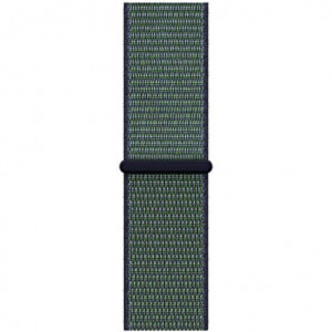 Каишка iUni Спортен Woven Strap за Apple Watch 1/2/3/4/5/6/7 38 мм Найлон Син/Зелен - Img 6