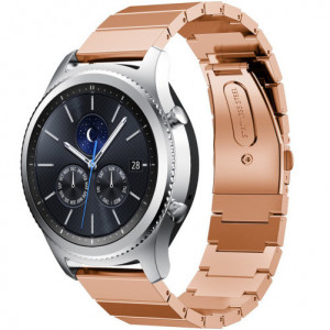Каишка iUni Link Bracelet 22 мм за Gear S3 Стомана Rose Gold - Img 8
