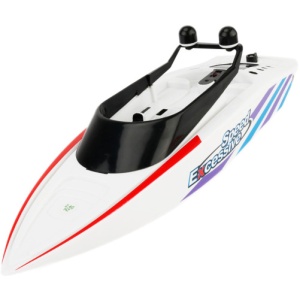 Лодка за дистанционно iUni RC Racing Boat Водоустойчив, 2.4Ghz Честота, Бял - Img 1