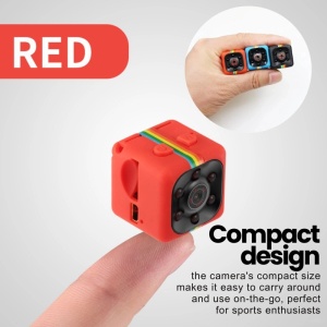 Мини камера iUni SQ11, Full HD, 1080P, нощно виждане, слот за microSD карта - Img 3