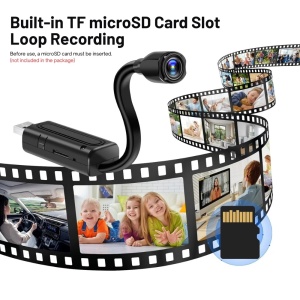 Мини камера iUni W720, Wi-Fi, HD изображение, сензор за движение, слот за microSD карта - Img 7