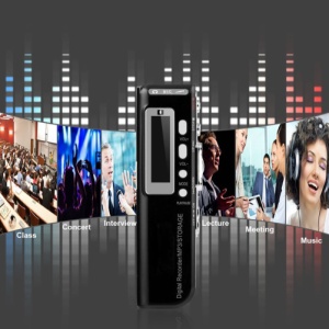 Мини професионален диктофон iUni SpyMic REP04, 8 GB вътрешна памет, MP3 Player - Img 3