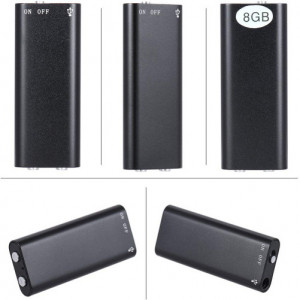 Мини шпионски диктофон iUni W424, 8 GB вътрешна памет - Img 10