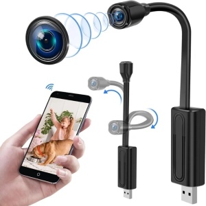Шпионска камера iUni W11, 32GB, Wi-Fi, Full HD изглед, сензор за движение - Img 3