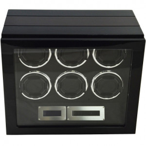 Automatischer Uhrenbeweger mit iUni-Logo, luxuriöser Uhrenbeweger 6 Mahon-Black - Img 10