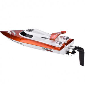 Ferngesteuertes Boot iUni FT009 Top Speed Racing Flipped Boat, Orange - Img 9