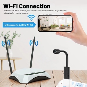 iUni A12 USB мини камера, Wi-Fi, 16GB microSD карта, преглед на живо на телефона ви - Img 7
