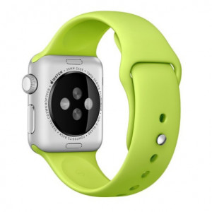 iUni-Armband für Apple Watch 1/2/3/4/5/6/7, 40 mm, Elastomer, grün - Img 2
