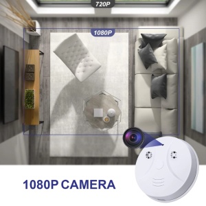iUni D101 spy camera with smoke detector, Wi-Fi, 4K resolution, MicroSD card slot - Img 7