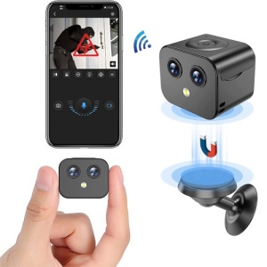 iUni D3 Spionagekamera mit zwei Objektiven, 8 GB, WLAN, 4K, 170 Grad, Bewegungssensor - Img 3