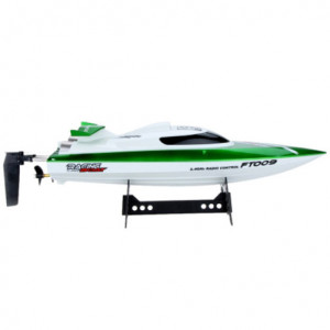 iUni FT009i Top Speed Racing Αναποδογυρισμένη βάρκα με τηλεχειριστήριο και 2 μπαταρίες, πράσινη - Img 3