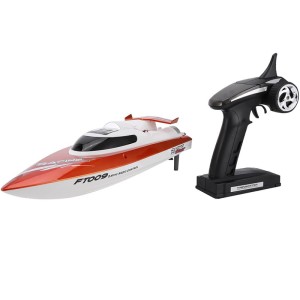 iUni FT009i Top Speed Racing Обърната лодка с дистанционно управление и 2 батерии, оранжева - Img 8