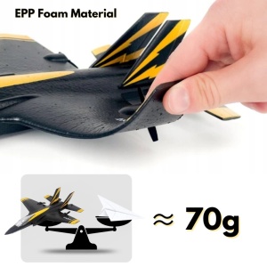 iUni FX835 Remote-controlled toy aeroplane, gyroscope, shock-resistant, LED lights - Img 5