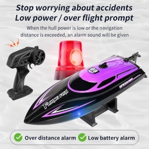 iUni HJ812 Boot met afstandsbediening, RC-raceboot, 25 km/u, 2,4 GHz - Img 8