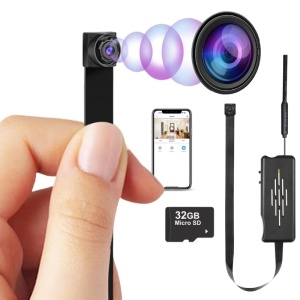 iUni IP20 Mini Camera, Wi-Fi, 32GB, live view on your phone