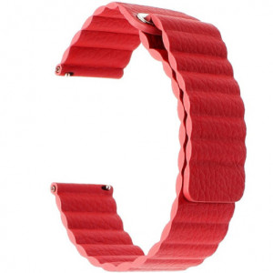 iUni Leather Loop Armband für Gear S3 aus Kunstleder, rot - Img 4
