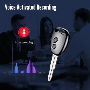 iUni M1 Мини шпионски ключ за кола, 8GB, гласово активиране, MP3 плейър - Img 6