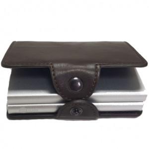 iUni P3 Wallet, RFID, 12-card slot, dark brown - Img 6